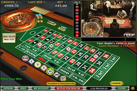 roulette en ligne casino live table de jeu jetons